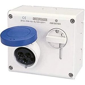 Toma de corriente de pared Poly Pool 16A 2P+T - Enchufe de pared Toma de corriente de pared Poly Pool 16A 2P+T - Enchufe de pared