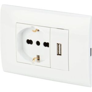 Poly Pool PP6096X Wandcontactdoos Set - USB & Schuko - Wit Poly Pool PP6096X Wandcontactdoos Set - USB & Schuko - Wit