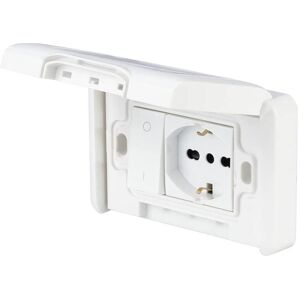 POLY POOL PP6098X Buitenwand Montage Kit met Stopcontact & Schakelaar - Elektriciteit Outlet POLY POOL PP6098X Buitenwand Montage Kit met Stopcontact & Schakelaar - Elektriciteit Outlet