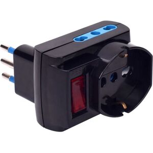 Adaptateur de Prise Poly Pool PP2386.1 - Économiseur d'Espace avec Prises Italiennes et Allemandes - Publicité Adaptateur de Prise Poly Pool PP2386.1 - Économiseur d'Espace avec Prises Italiennes et Allemandes - Publicité