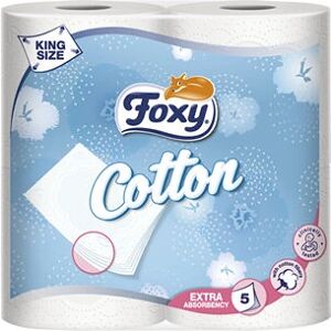 Papel Higiénico Foxy Cotton - 5 Capas, 4 Rulos Papel Higiénico Foxy Cotton - 5 Capas, 4 Rulos