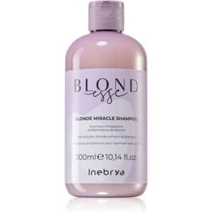 Inebrya BLONDesse Blonde Miracle Shampoo - Detoksikáló sampon vaaleille ja harmaille hiuksille Inebrya BLONDesse Blonde Miracle Shampoo - Detoksikáló sampon vaaleille ja harmaille hiuksille