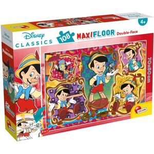 Lisciani Puzzle Pinocchio - Supermaxi Double-Face 108 pcs - Publicité Lisciani Puzzle Pinocchio - Supermaxi Double-Face 108 pcs - Publicité