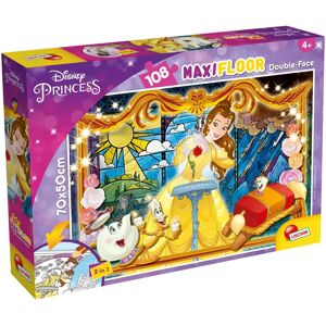 Lisciani Belle en het Beest Disney Puzzle Dubbelzijdig Maxi Vloer 108 - Puzzel Lisciani Belle en het Beest Disney Puzzle Dubbelzijdig Maxi Vloer 108 - Puzzel