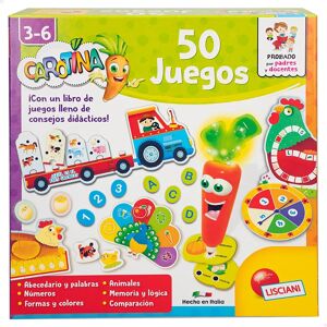 Lisciani 50 Juegos con Bolígrafo Carotina - Juego de Mesa Multicolor Lisciani 50 Juegos con Bolígrafo Carotina - Juego de Mesa Multicolor