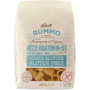 Pâtes Complètes Sans Gluten Rummo - N51 Rigatoni - Publicité Pâtes Complètes Sans Gluten Rummo - N51 Rigatoni - Publicité