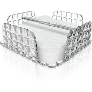 Guzzini Tiffany Quadratischer Serviettenhalter - Elegantes Weißes Tischaccessoire Guzzini Tiffany Quadratischer Serviettenhalter - Elegantes Weißes Tischaccessoire