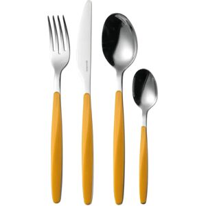 Guzzini My Fusion - 24-delige bestekset Oker - Vaatwasmachinebestendig Guzzini My Fusion - 24-delige bestekset Oker - Vaatwasmachinebestendig
