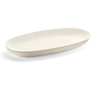 Guzzini Tierra Serving Tray - Eco-friendly Plastic, White, 41x23cm Guzzini Tierra Serving Tray - Eco-friendly Plastic, White, 41x23cm