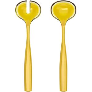 Guzzini Dolcevita Salad Utensils - Yellow - Salad Utensils Guzzini Dolcevita Salad Utensils - Yellow - Salad Utensils