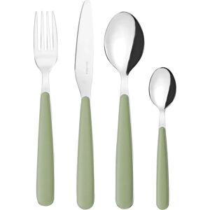Guzzini 127500176 Ensemble de Couverts - Acier inoxydable, Vert sauge - Publicité Guzzini 127500176 Ensemble de Couverts - Acier inoxydable, Vert sauge - Publicité