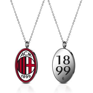 Medaglia in acciaio AC Milan con smalto - Unisex - Taglia unica - Medaglia/Collana Medaglia in acciaio AC Milan con smalto - Unisex - Taglia unica - Medaglia/Collana