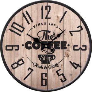 Lowell - 21568 - Bois clair - Diamètre 33 cm - Horloge - Publicité Lowell - 21568 - Bois clair - Diamètre 33 cm - Horloge - Publicité