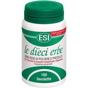 ESI Le Dieci Erbe Integratore a Base di Erbe Digestive - 100 Compresse ESI Le Dieci Erbe Integratore a Base di Erbe Digestive - 100 Compresse