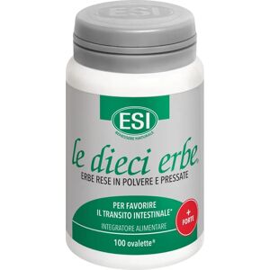 ESI srl Esi Le Dieci Erbe + Forte - Supporto digestivo - 100 Ovalette ESI srl Esi Le Dieci Erbe + Forte - Supporto digestivo - 100 Ovalette