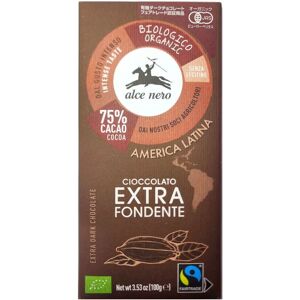 Alce Nero Bio Zartbitterschokolade 75% Kakao Alce Nero Bio Zartbitterschokolade 75% Kakao