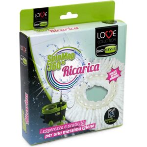 GIOSTYLE Repuesto Mopa Giratoria 360 - Cabezal en microfibra - Colores surtidos GIOSTYLE Repuesto Mopa Giratoria 360 - Cabezal en microfibra - Colores surtidos