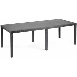 Table de jardin rectangulaire anthracite Ipae-ProGarden - Publicité Table de jardin rectangulaire anthracite Ipae-ProGarden - Publicité