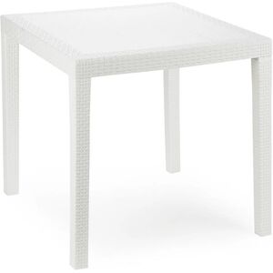 Ipae-Progarden Tavolo Rettangolare Bianco Esterno - Tavolo da Esterno Ipae-Progarden Tavolo Rettangolare Bianco Esterno - Tavolo da Esterno