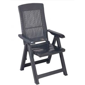 Progarden - Silla de jardín de resina de alta calidad - Reclinable, Plegable, 4 Posiciones Progarden - Silla de jardín de resina de alta calidad - Reclinable, Plegable, 4 Posiciones