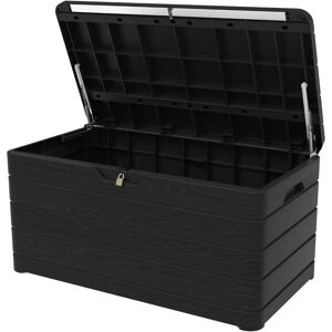 Coffre de jardin Toomax - 500L - Noir - Polypropylène durable - 130x65x64cm - Publicité Coffre de jardin Toomax - 500L - Noir - Polypropylène durable - 130x65x64cm - Publicité