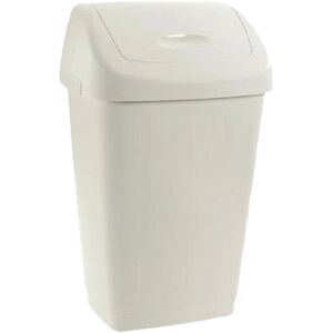 TONTARELLI Bidone Grace - 50L Bianco con coperchio basculante TONTARELLI Bidone Grace - 50L Bianco con coperchio basculante