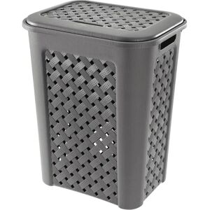 Cesto de Ropa Sucia Tontarelli - 30L - Plástico - Grafito Cesto de Ropa Sucia Tontarelli - 30L - Plástico - Grafito