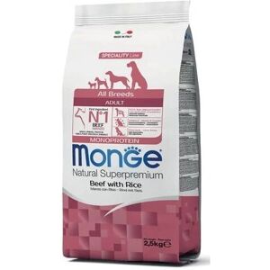 Nourriture pour chiens Monge Natural Superpremium Bœuf & Riz - Toutes Races - Publicité Nourriture pour chiens Monge Natural Superpremium Bœuf & Riz - Toutes Races - Publicité
