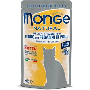 Monge Natural Kitten - Thunfisch & Hühnerleber - 80g Monge Natural Kitten - Thunfisch & Hühnerleber - 80g