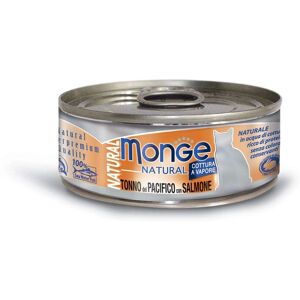 Monge Natural Gelbfloss Thunfisch mit Lachs - Katzenfutter 80g Monge Natural Gelbfloss Thunfisch mit Lachs - Katzenfutter 80g