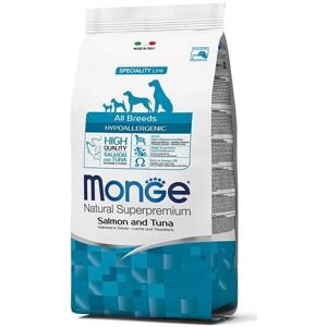 Cibo Ipoallergenico Monge Salmone e Tonno - 12kg Cibo Ipoallergenico Monge Salmone e Tonno - 12kg