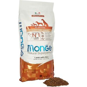 Monge Superpremium Natural Cachorros Cordero, Arroz y Patata - Comida para perros Monge Superpremium Natural Cachorros Cordero, Arroz y Patata - Comida para perros
