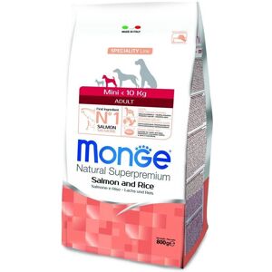 Nourriture pour chiens petits Monge Saumon & Riz - Adulte - Publicité Nourriture pour chiens petits Monge Saumon & Riz - Adulte - Publicité