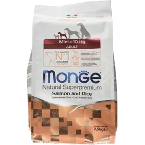 Monge Saumon & Riz pour Chiens Mini Adultes - Petite Race - Publicité Monge Saumon & Riz pour Chiens Mini Adultes - Petite Race - Publicité