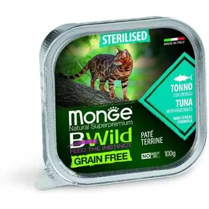 Monge Marca Modello Cibo Gatto Senza Cereali Tonno Verdure - 100g Monge Marca Modello Cibo Gatto Senza Cereali Tonno Verdure - 100g
