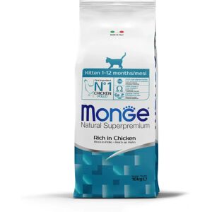 Monge Kitten Poulet - Nourriture Sèche pour Chats 10kg - Alimentation Complète - Publicité Monge Kitten Poulet - Nourriture Sèche pour Chats 10kg - Alimentation Complète - Publicité