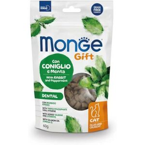 Monge Friandises Dentaires pour Chats - Hygiène Bucco-Dentaire - 60g - Publicité Monge Friandises Dentaires pour Chats - Hygiène Bucco-Dentaire - 60g - Publicité