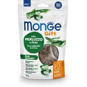 Nourriture pour chats Monge - Soutien de la peau avec morue & aloe vera - 60g - Publicité Nourriture pour chats Monge - Soutien de la peau avec morue & aloe vera - 60g - Publicité