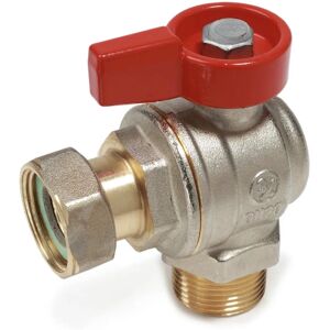 Giacomini 1/2" M x 1/2" F Valvola a sfera angolare - Collegamento sotto caldaia Giacomini 1/2" M x 1/2" F Valvola a sfera angolare - Collegamento sotto caldaia