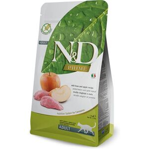 Croquettes pour chat adulte Farmina Pet Food N&D Prime 1,5 kg Pomme, Sanglier - Publicité Croquettes pour chat adulte Farmina Pet Food N&D Prime 1,5 kg Pomme, Sanglier - Publicité