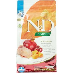 Nourriture pour chats Farmina N&D Citrouille et Caille - Adultes stérilisés - Publicité Nourriture pour chats Farmina N&D Citrouille et Caille - Adultes stérilisés - Publicité