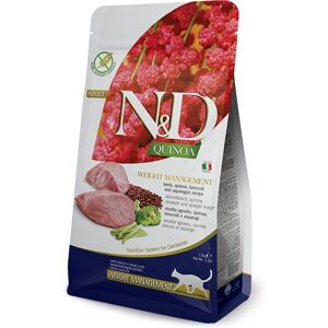 Farmina N&D Quinoa Gestion du Poids Nourriture Sèche pour Chat Agneau - 1,5kg - Publicité Farmina N&D Quinoa Gestion du Poids Nourriture Sèche pour Chat Agneau - 1,5kg - Publicité