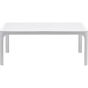 Nardi Mebel ogrodowy z włókna szklanego - 100X40H - Biały Nardi Mebel ogrodowy z włókna szklanego - 100X40H - Biały