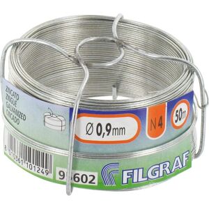 Filgraf Fil de fer 1,10mm x 50m - Résistant et zincé - Publicité Filgraf Fil de fer 1,10mm x 50m - Résistant et zincé - Publicité