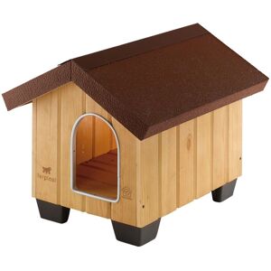 Ferplast Dog House - Small Weatherproof Wooden Kennel - Dog House Ferplast Dog House - Small Weatherproof Wooden Kennel - Dog House