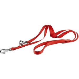 FERPLAST Dog Training Leash - Red - Adjustable Nylon 120-200cm FERPLAST Dog Training Leash - Red - Adjustable Nylon 120-200cm