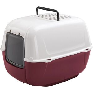 Toilette pour chats Ferplast Prima et bac à litière noir & crème - Accessoire pour chats - Publicité Toilette pour chats Ferplast Prima et bac à litière noir & crème - Accessoire pour chats - Publicité