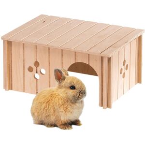 Ferplast Wooden House Rabbit 33x23.6x16 cm - Small Animal House Ferplast Wooden House Rabbit 33x23.6x16 cm - Small Animal House