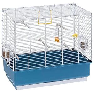 Ferplast Rekord 4 Bird Cage - Small Birds, Rectangular, Easy Clean Ferplast Rekord 4 Bird Cage - Small Birds, Rectangular, Easy Clean