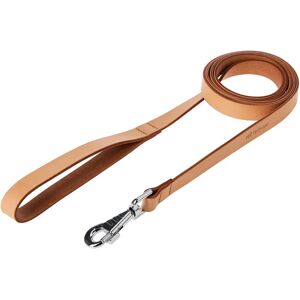 FERPLAST Natural G Leather Dog Leash - 20mm x 180cm - Natural Leather FERPLAST Natural G Leather Dog Leash - 20mm x 180cm - Natural Leather